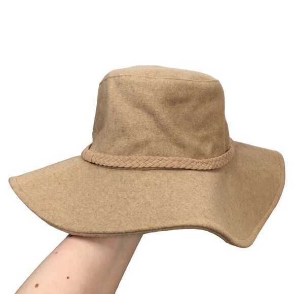 ASN The Harper Hat Womens Tan One Size Braided Floppy NWT #K - Picture 3 of 8